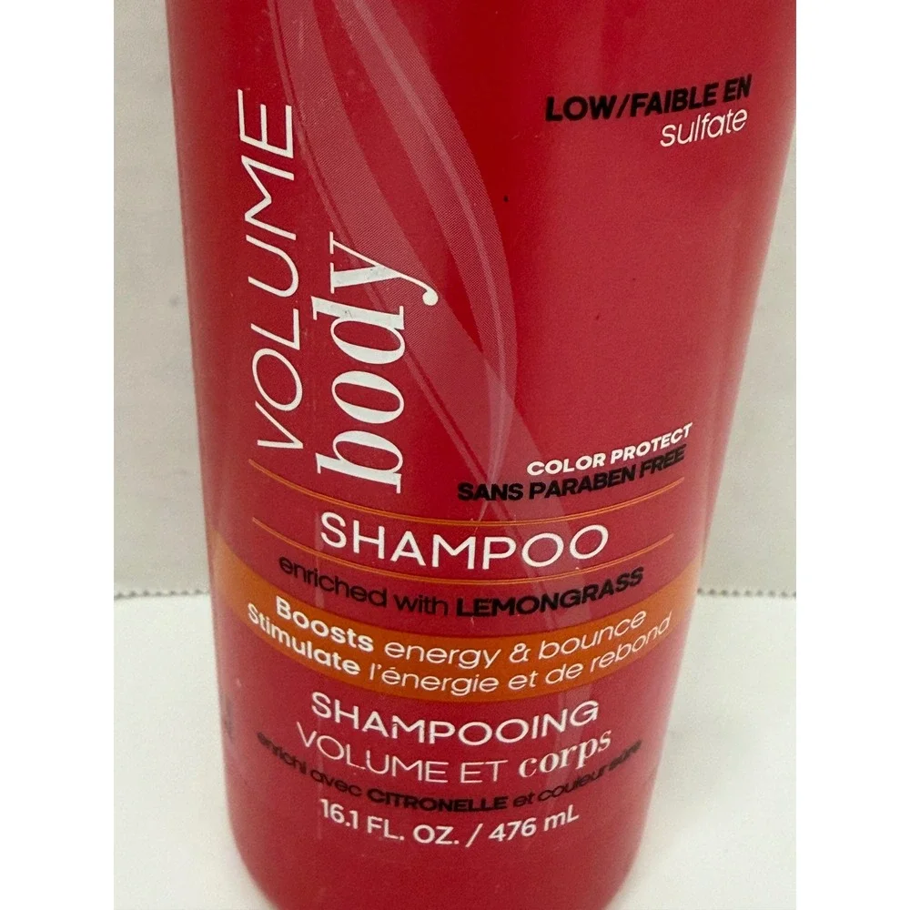 Salon Selectives Volume Body Shampoo Lemongrass Low Sulfate Paraben Free 16.1oz